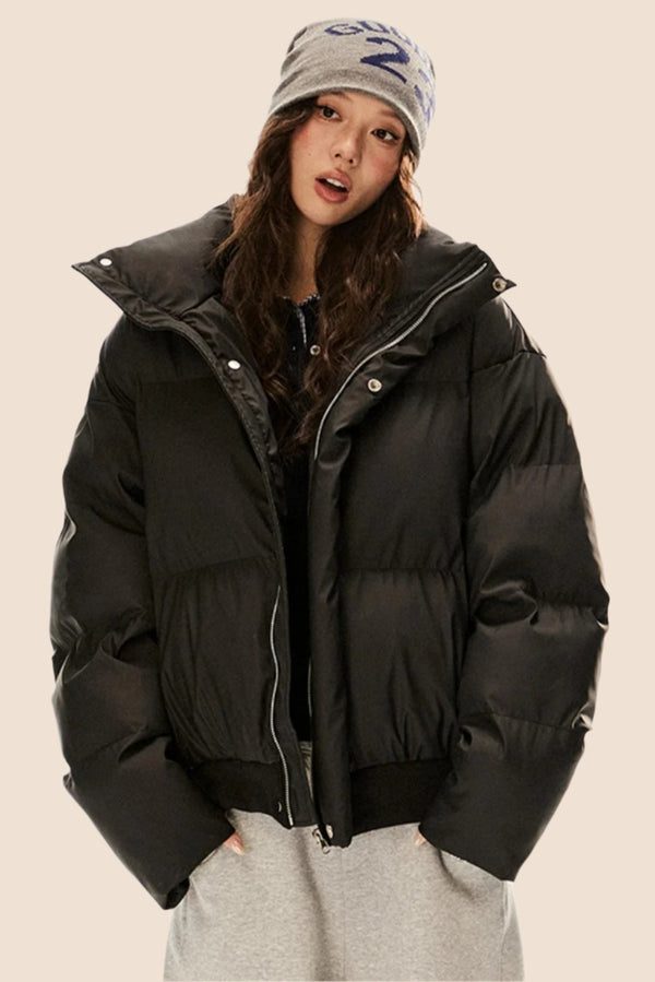 Retro Short Puffer Cotton Jacket