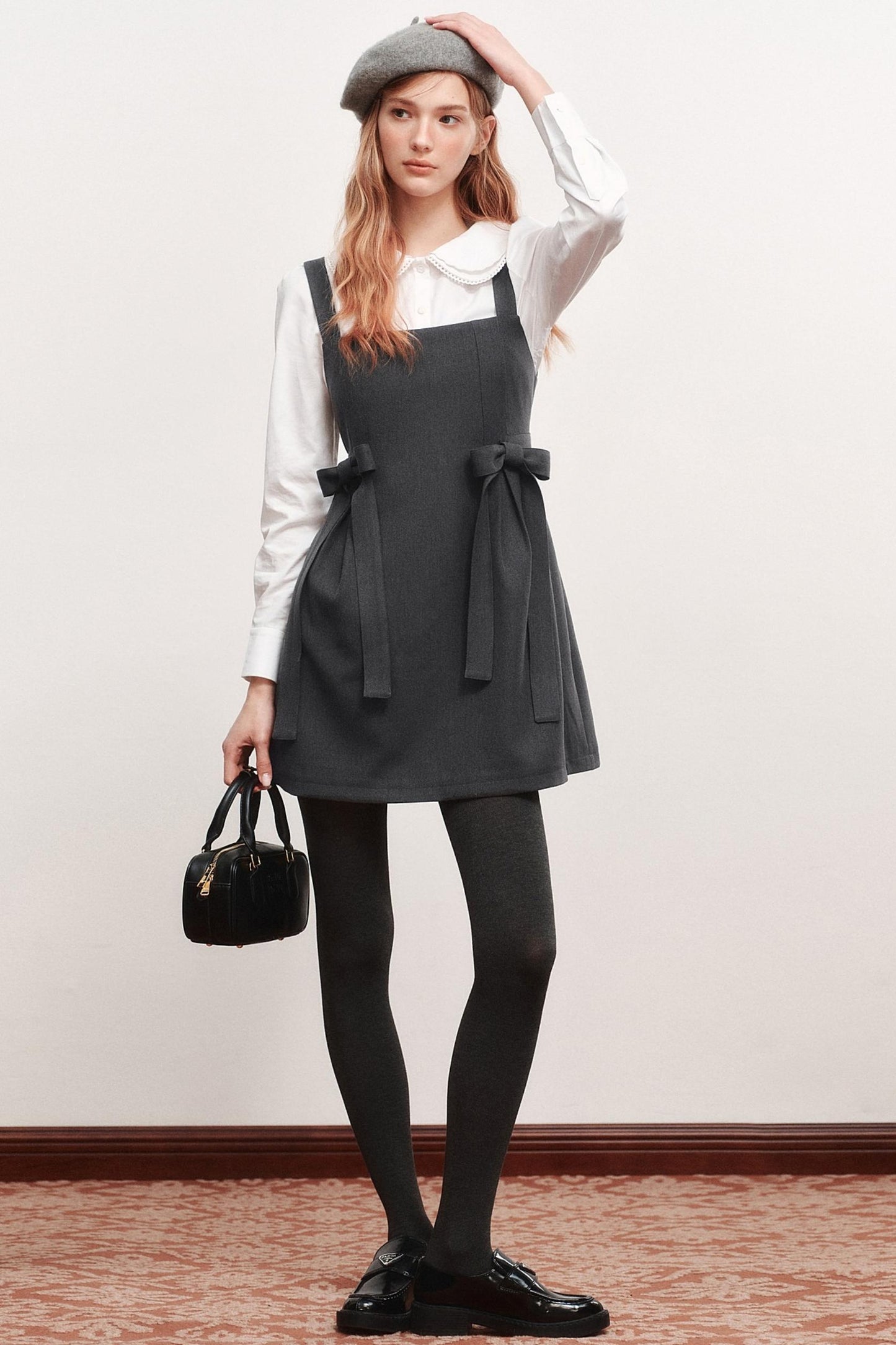 Bow Webbing Design Slip Dress