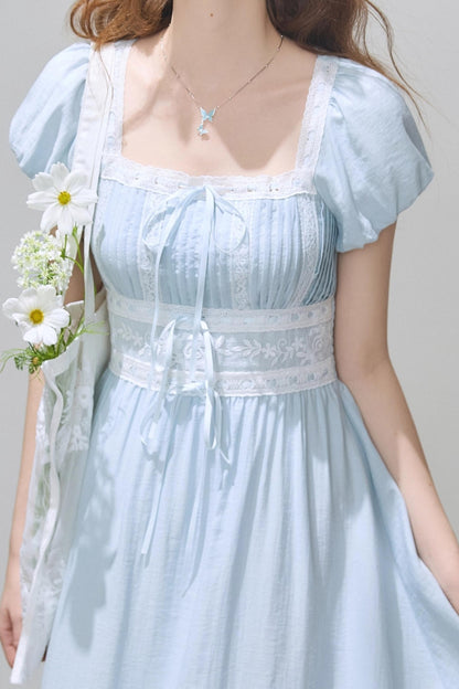 Patchwork A-Line Dress