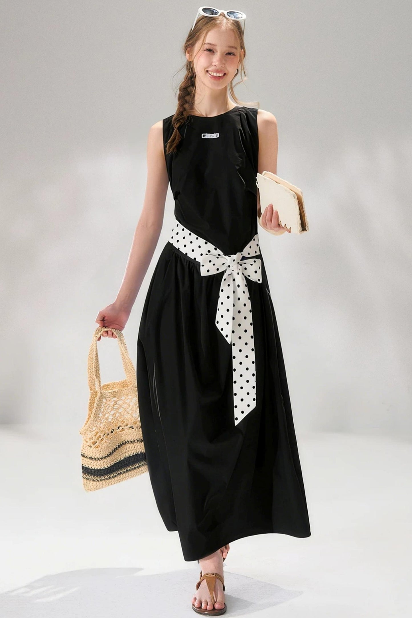 Polka Dot Floral Dress