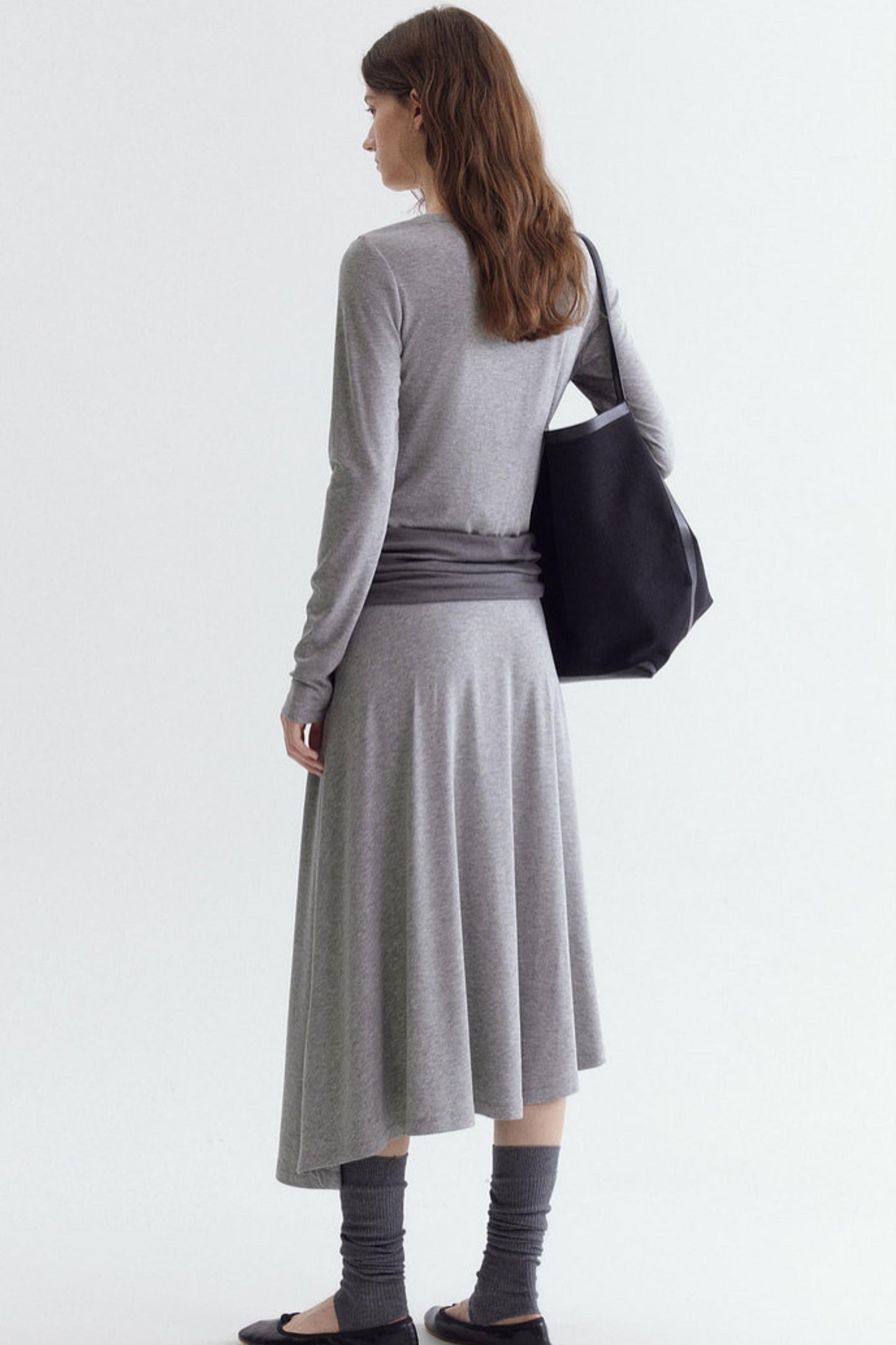 Tencel Wool Irregular Dress