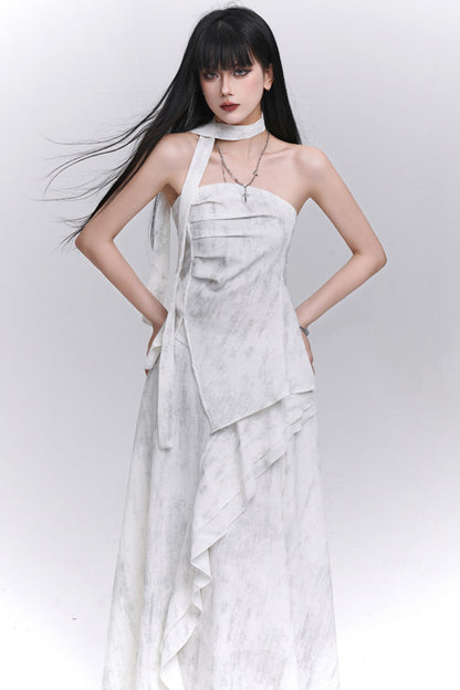 Summer Aesthetic Halter Skirt Set-Up