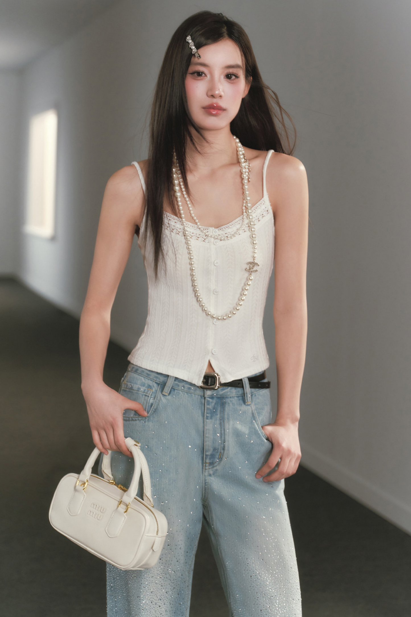 Patchwork Open-Front Cardigan