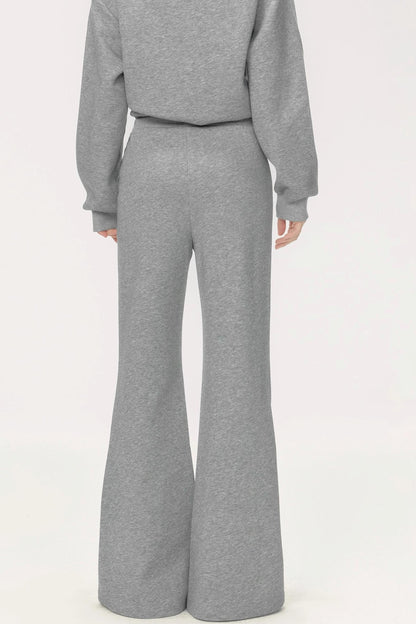 Flared High-Waisted Pants