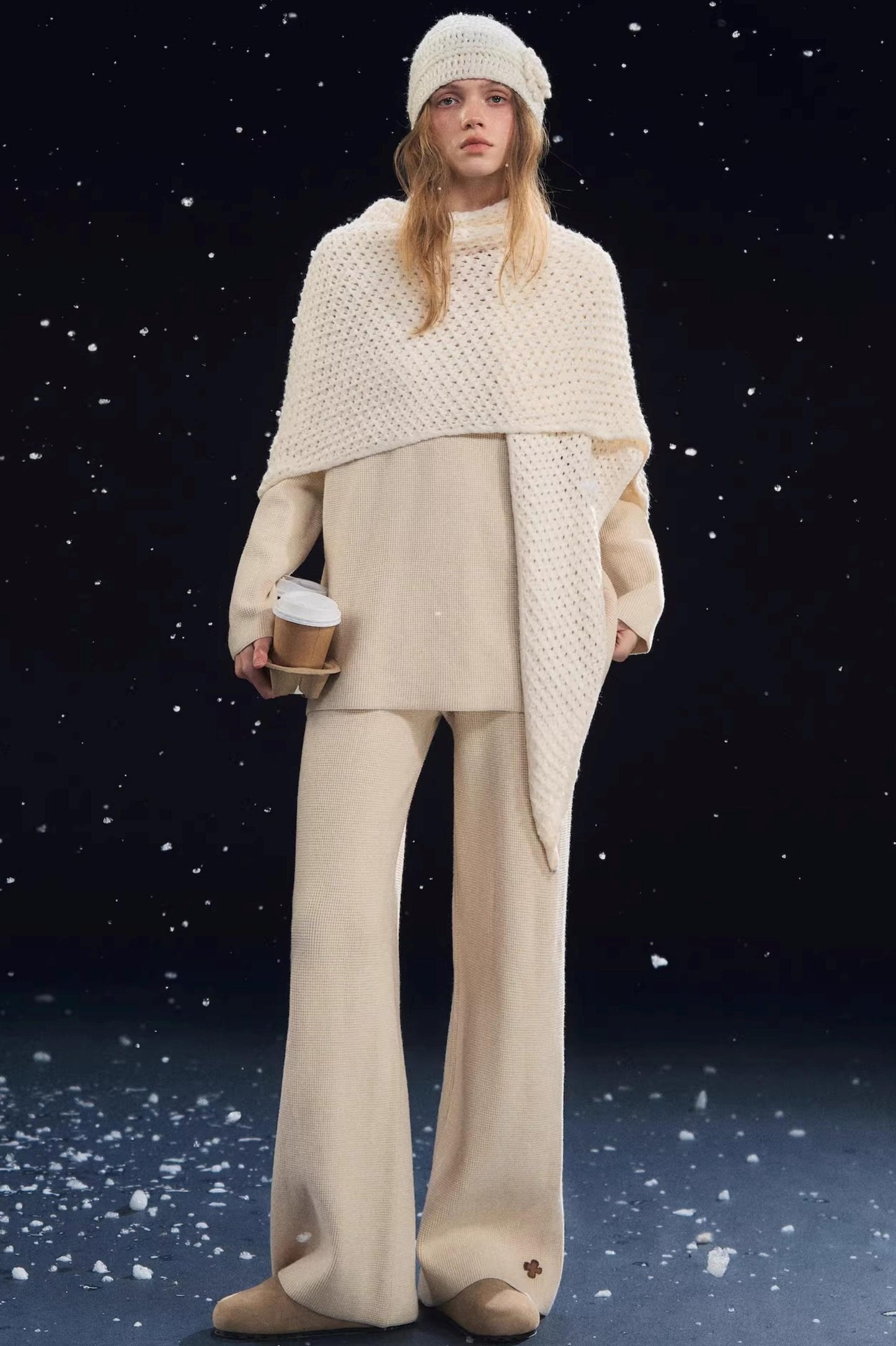 Waffle Up Knit Suit Set