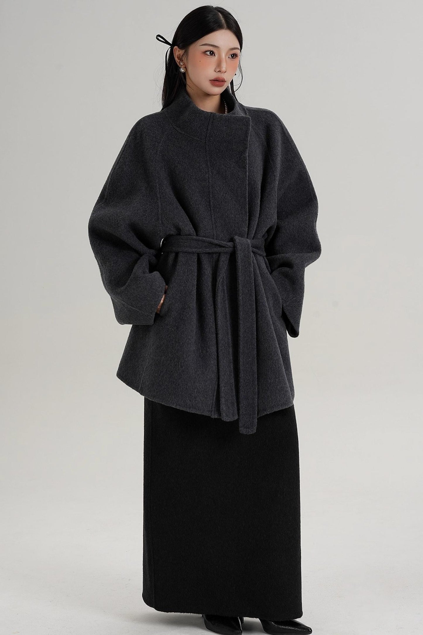 Elegant Wool Pencil Skirt