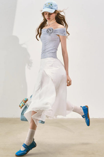 Fairy Floral A-Line Skirt