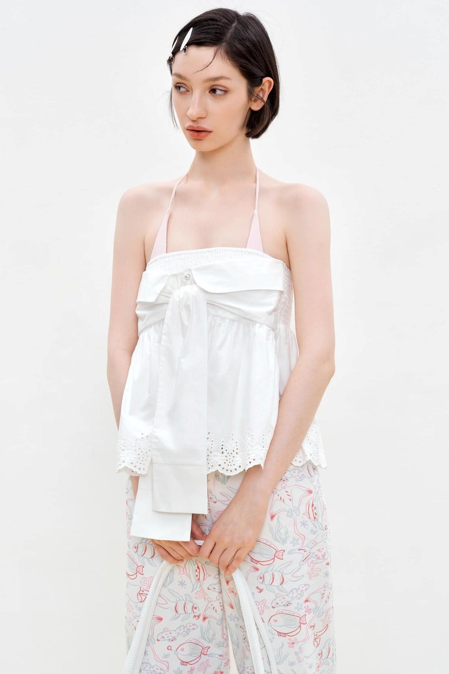 Summer Lace Halter Skirt