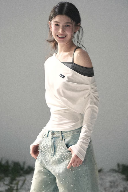 Under the Moonlight Off-Shoulder Top