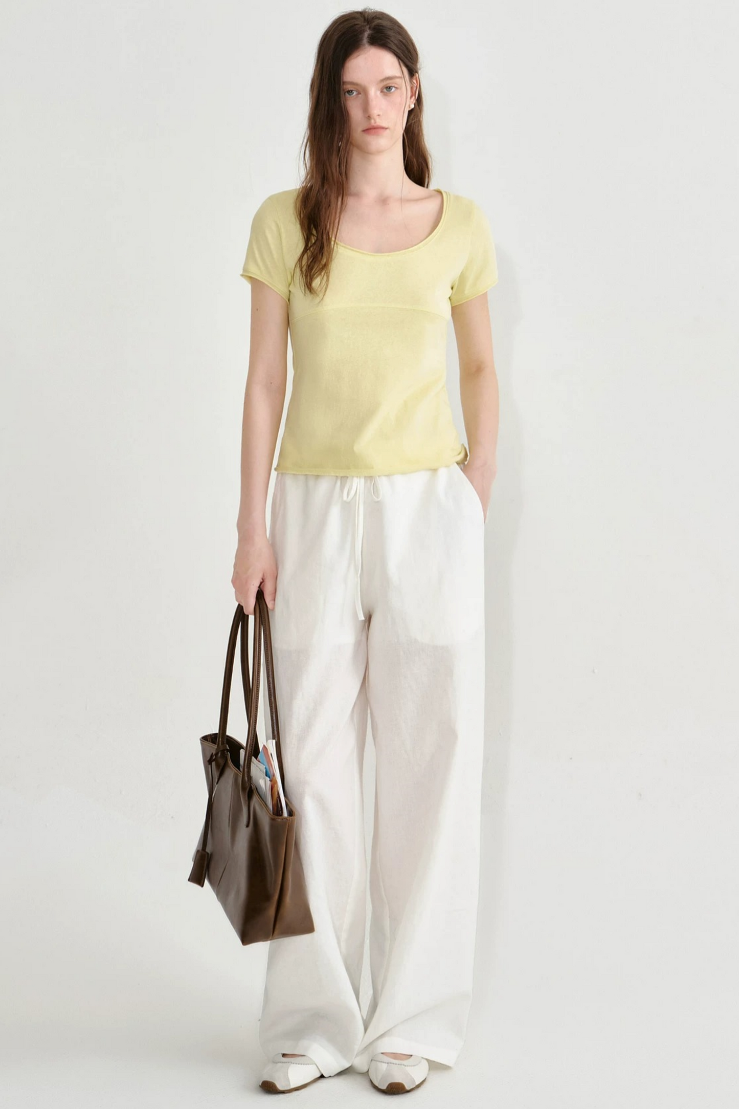 Versatile U-Neck T-Shirt