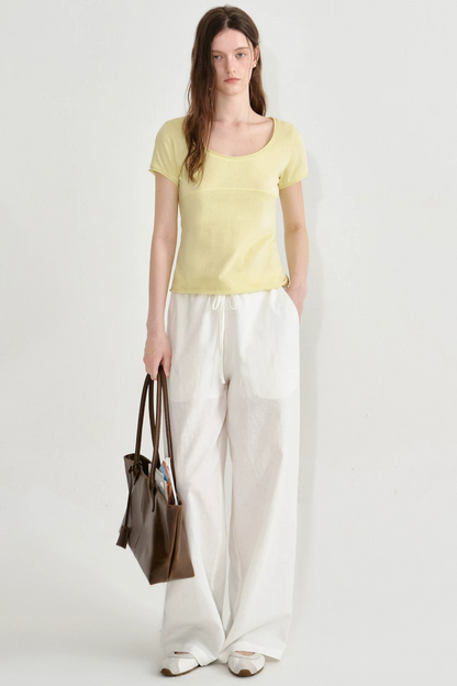Versatile U-Neck T-Shirt