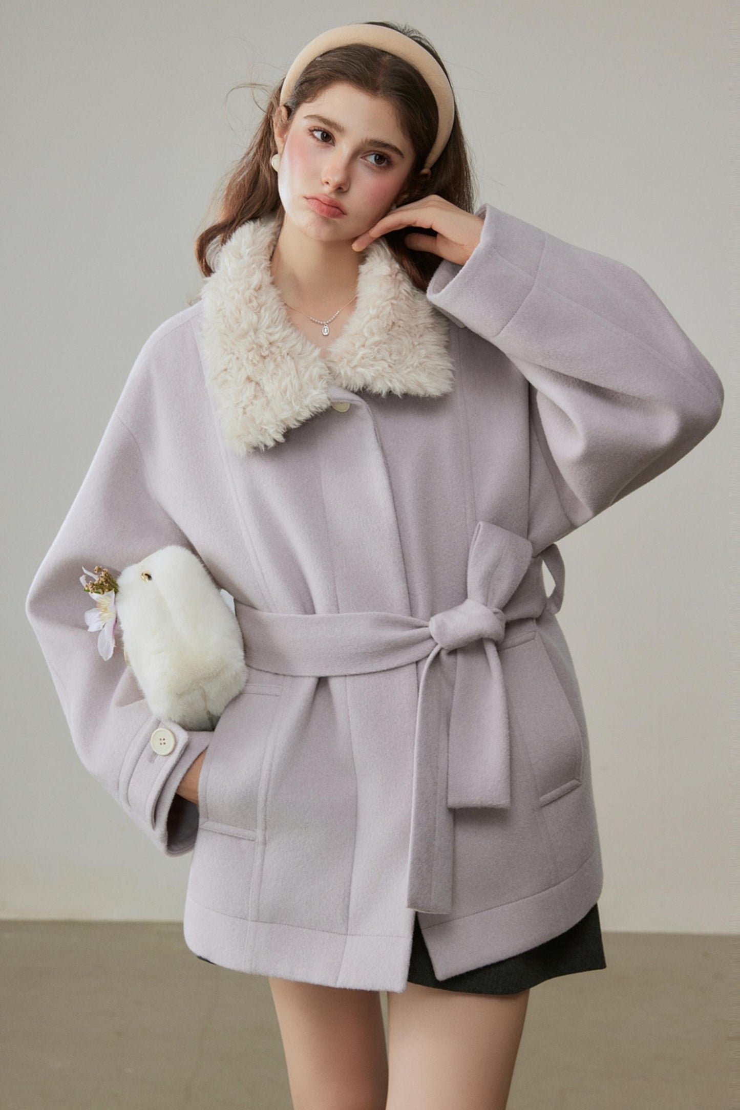 Winter Silhouette Woolen Coat