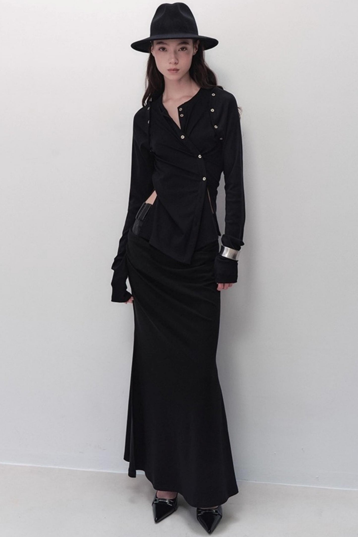 Detachable Round Neck Knitted Cardigan