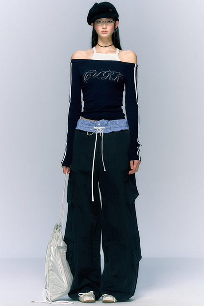 American Cargo Wide Leg Pants