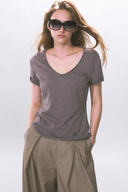Old Money U-Neck Top