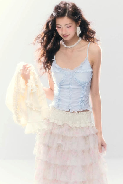 Okinawa Lace Cotton Camisole