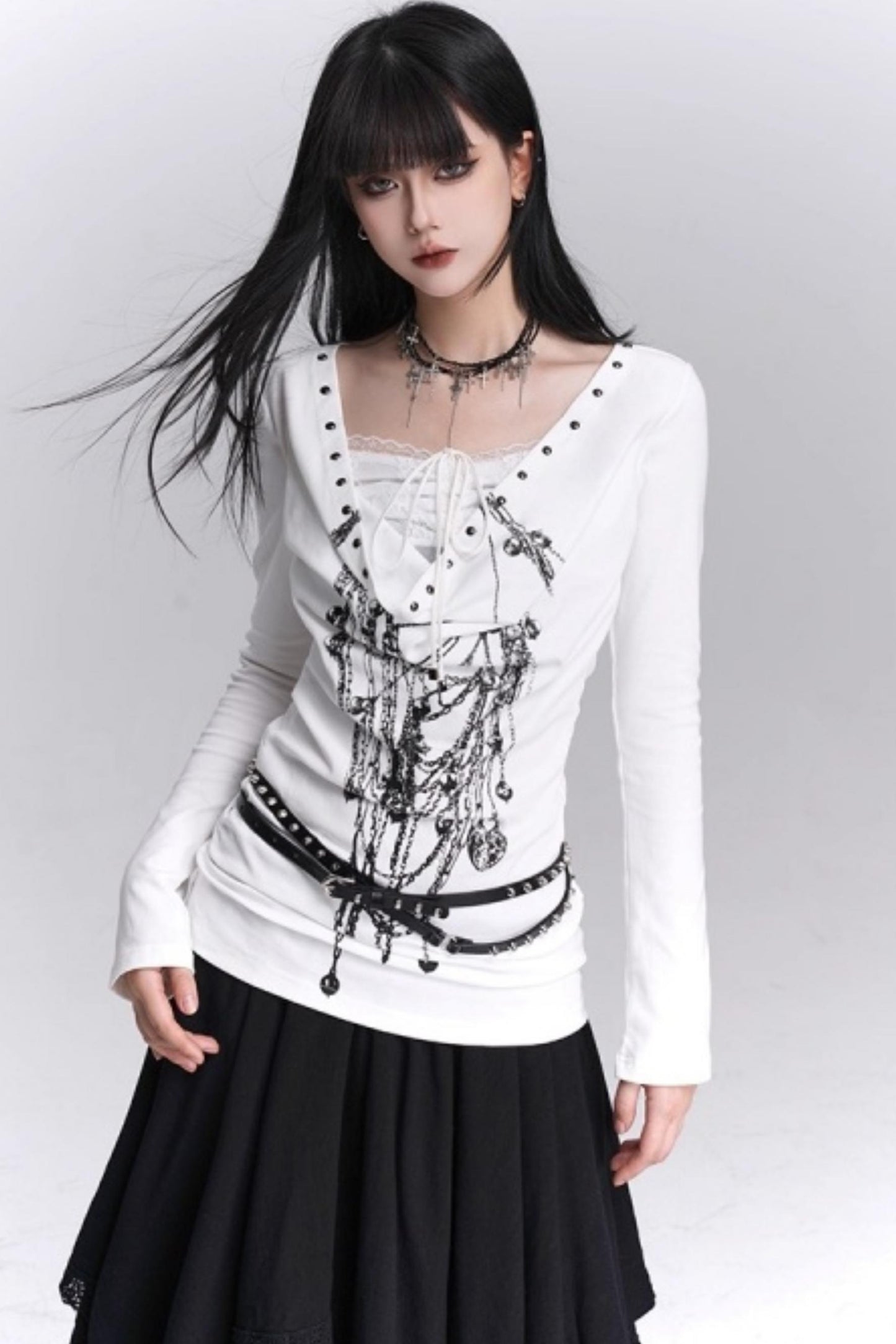 American Fake Two-Piece T-shirt