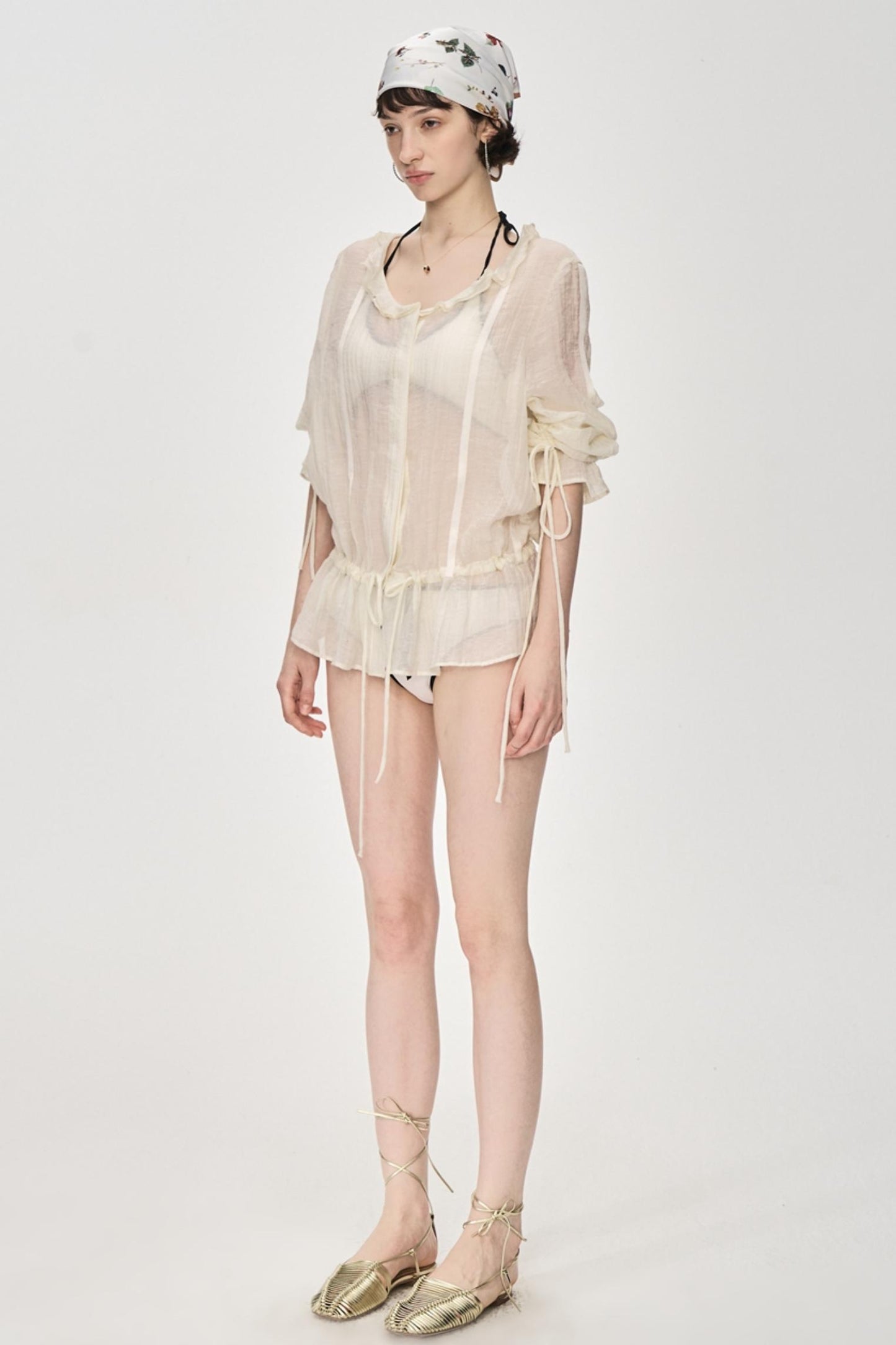 Exposed Clash Bra Top