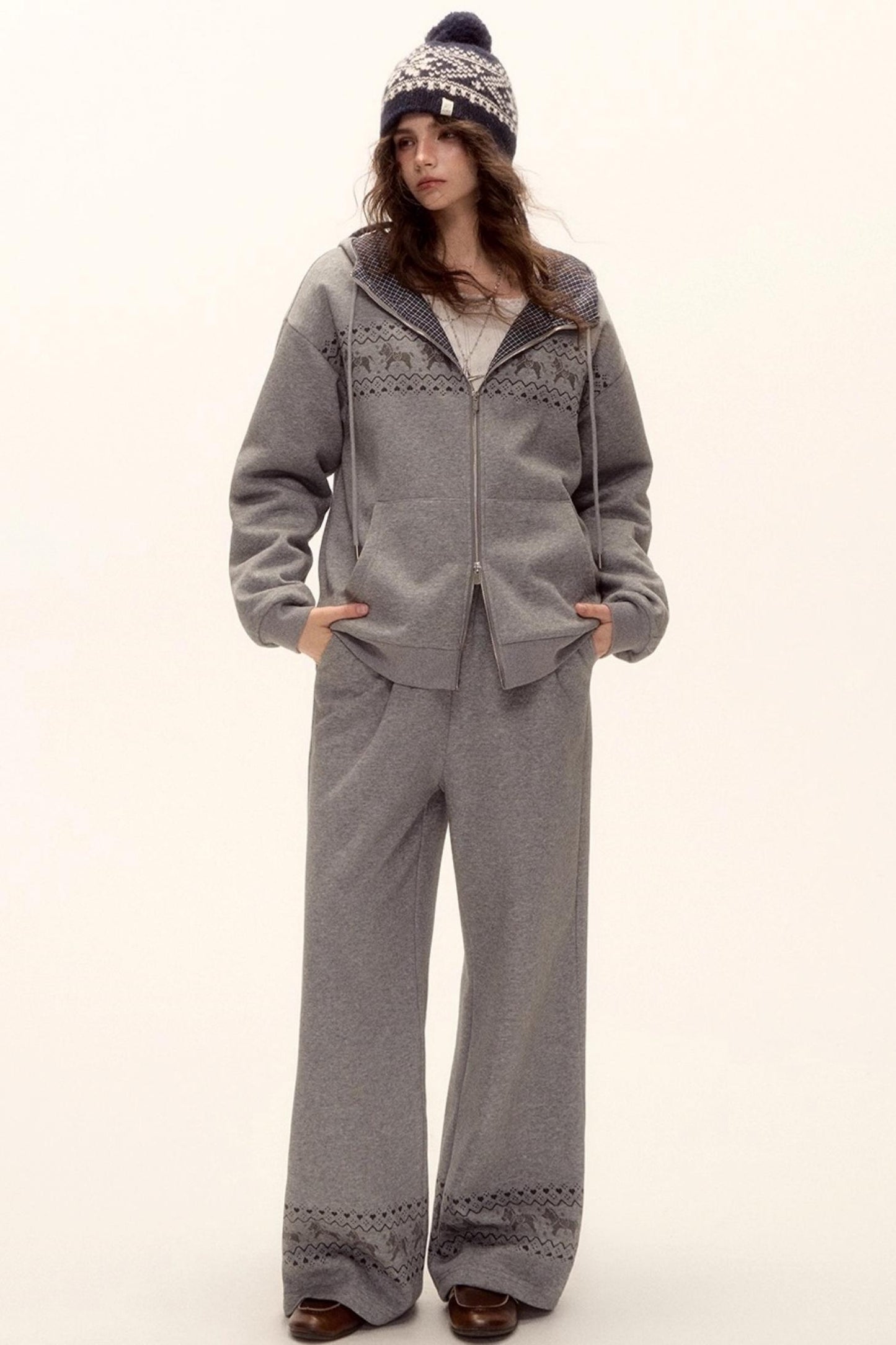 Fair Isle Quilted Jacket Set-Up