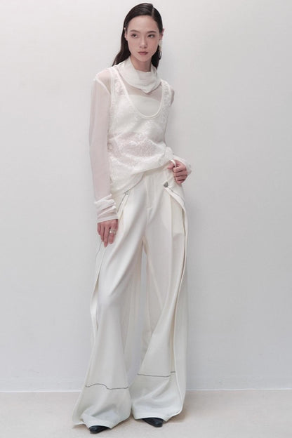 Sparse Shadow Lace Top