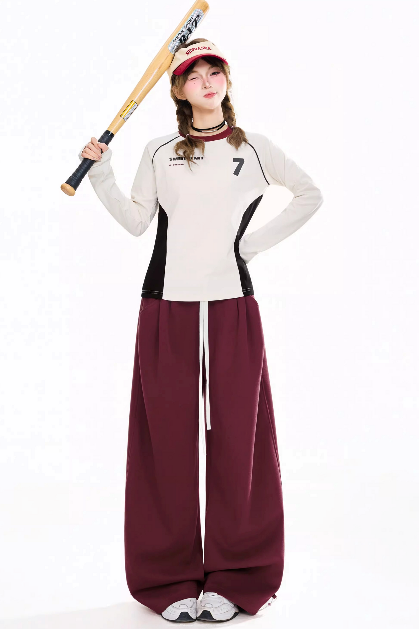 Patchwork Color-Blocked Sweatpants