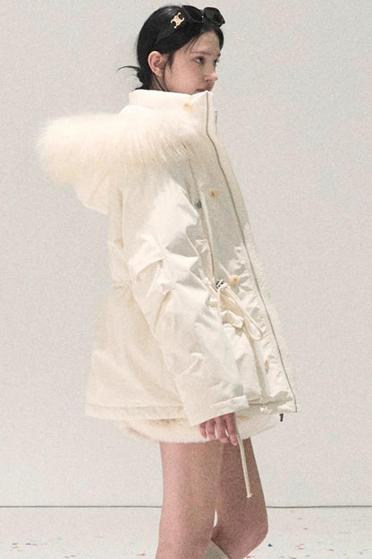 Snowfall Lace Knitted Dress