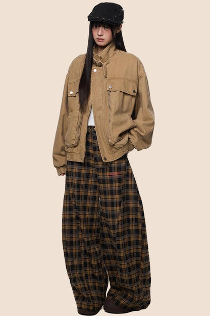 Autumn Vintage Cargo Jacket