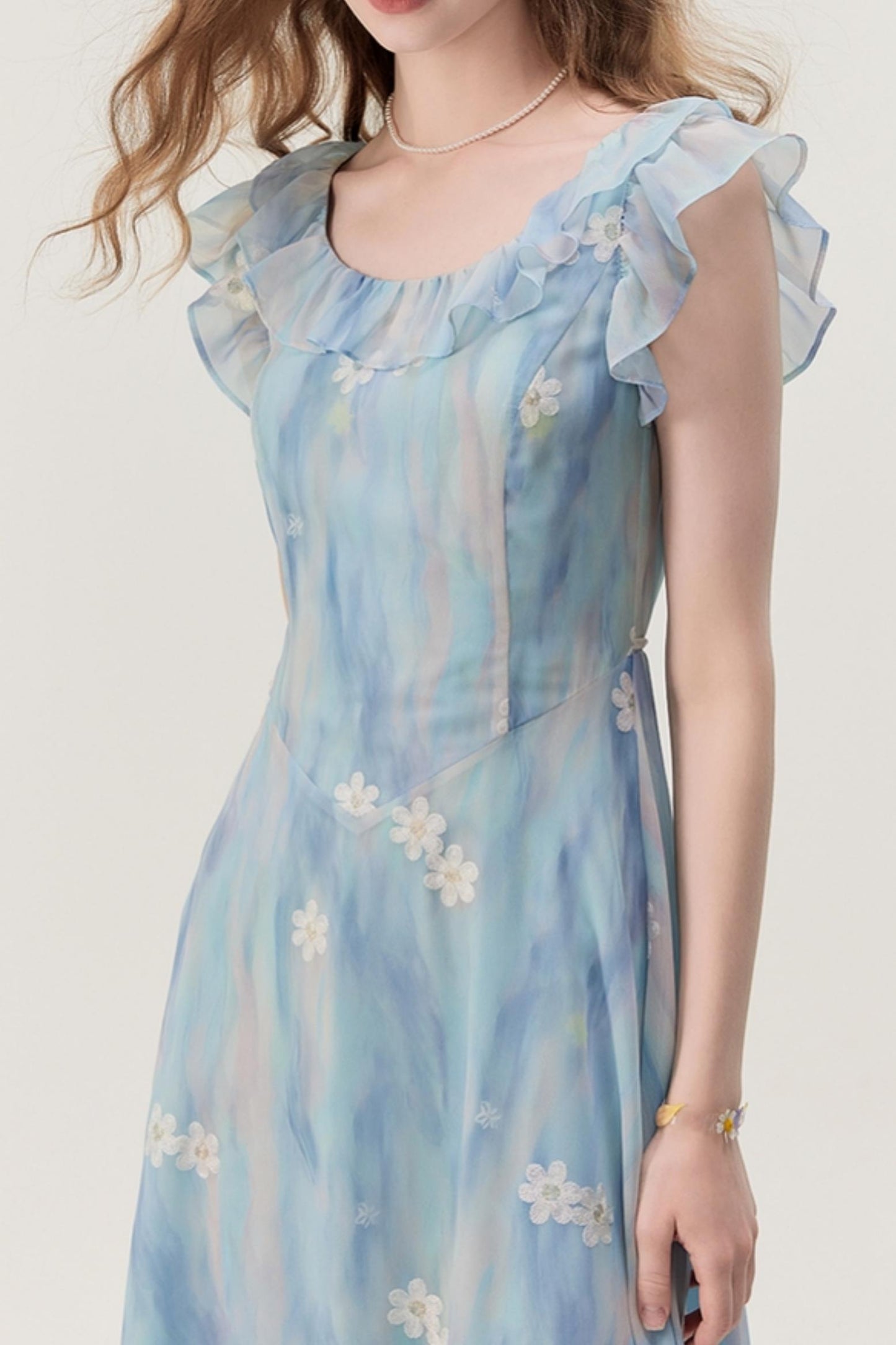 Summer Gradient A-Line Dress