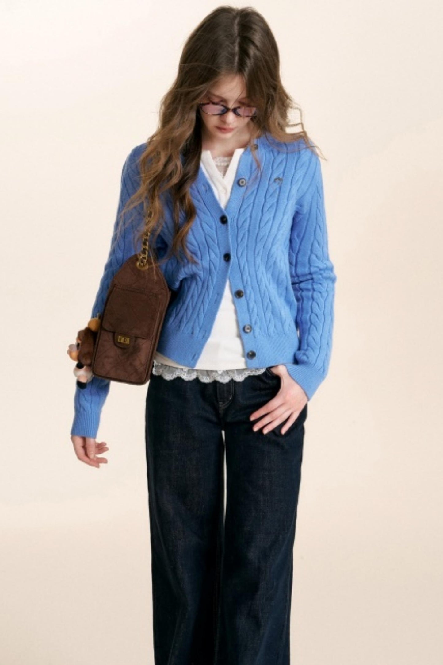 Winter Leopard Knit Cardigan