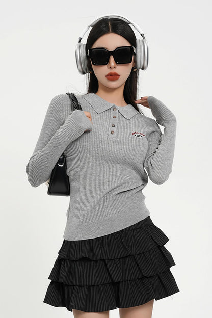 Slim Fit Knit Pullover Sweater