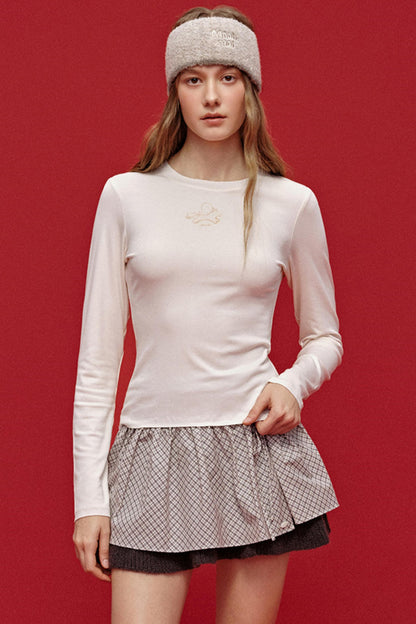 Vintage Cotton Bias-Cut Skirt Set