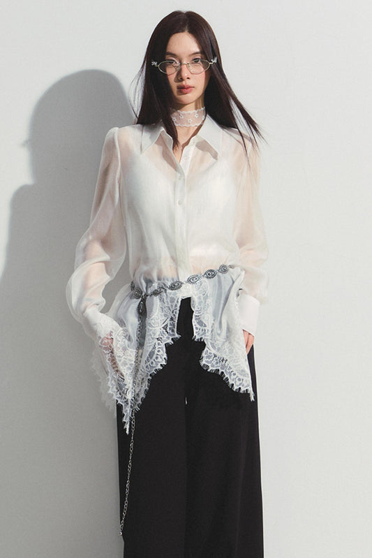 Lightweight Lace Sun Shirt