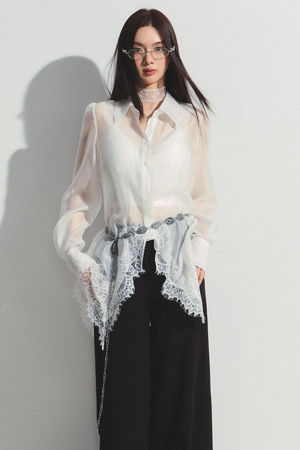 Lightweight Lace Sun Shirt