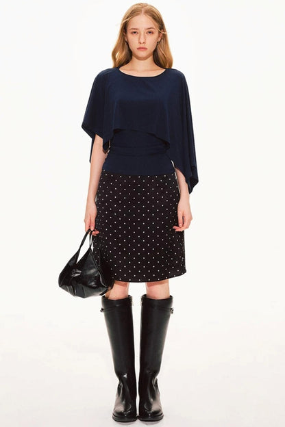 Tencel Cape Sleeve Vest