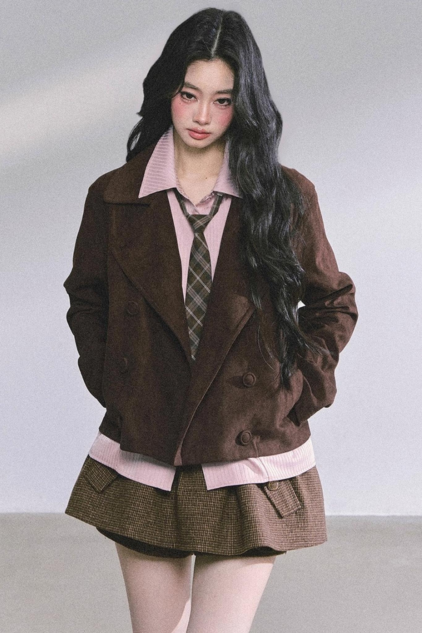 Autumn Collegiate Trench Coat