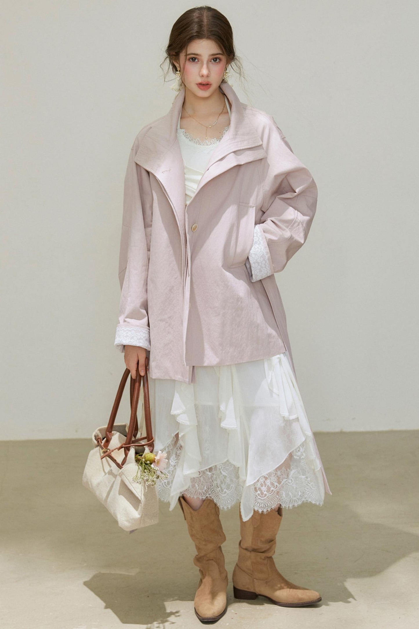 Autumn Silhouette Trench Coat