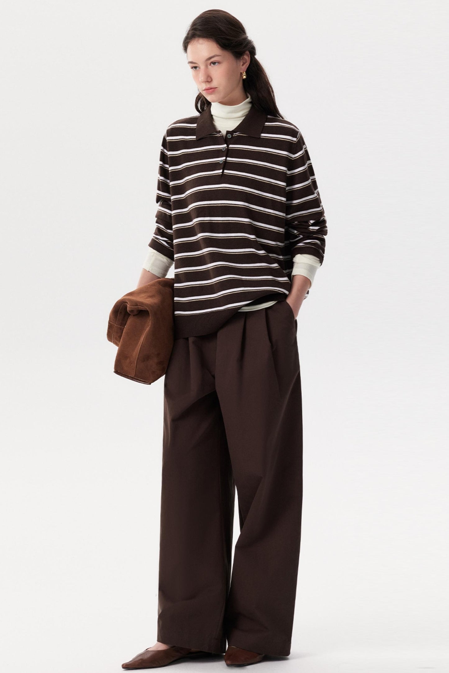 Retro Wool Striped Top