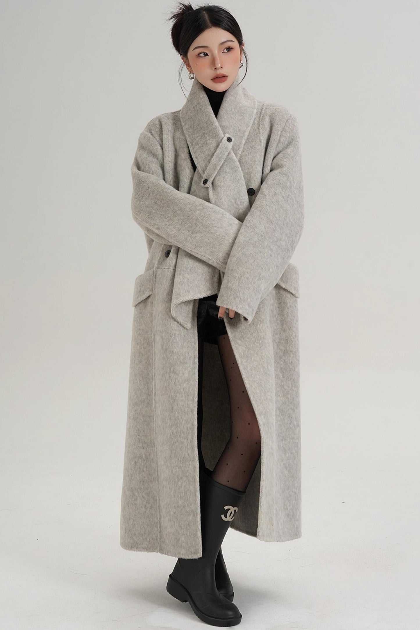 Wool Reversible Coat