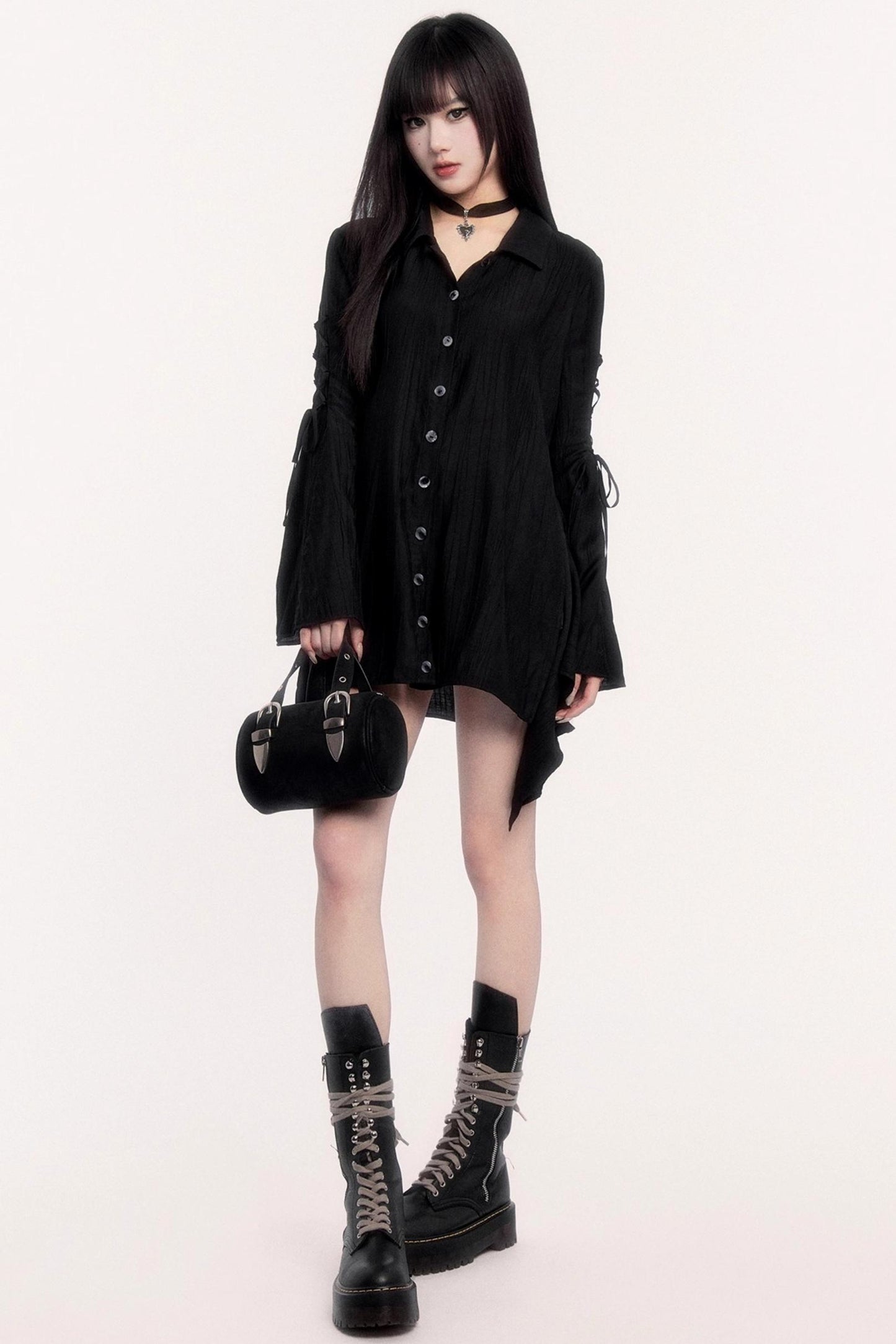 Romantic Halloween Flared Sleeve Shirt