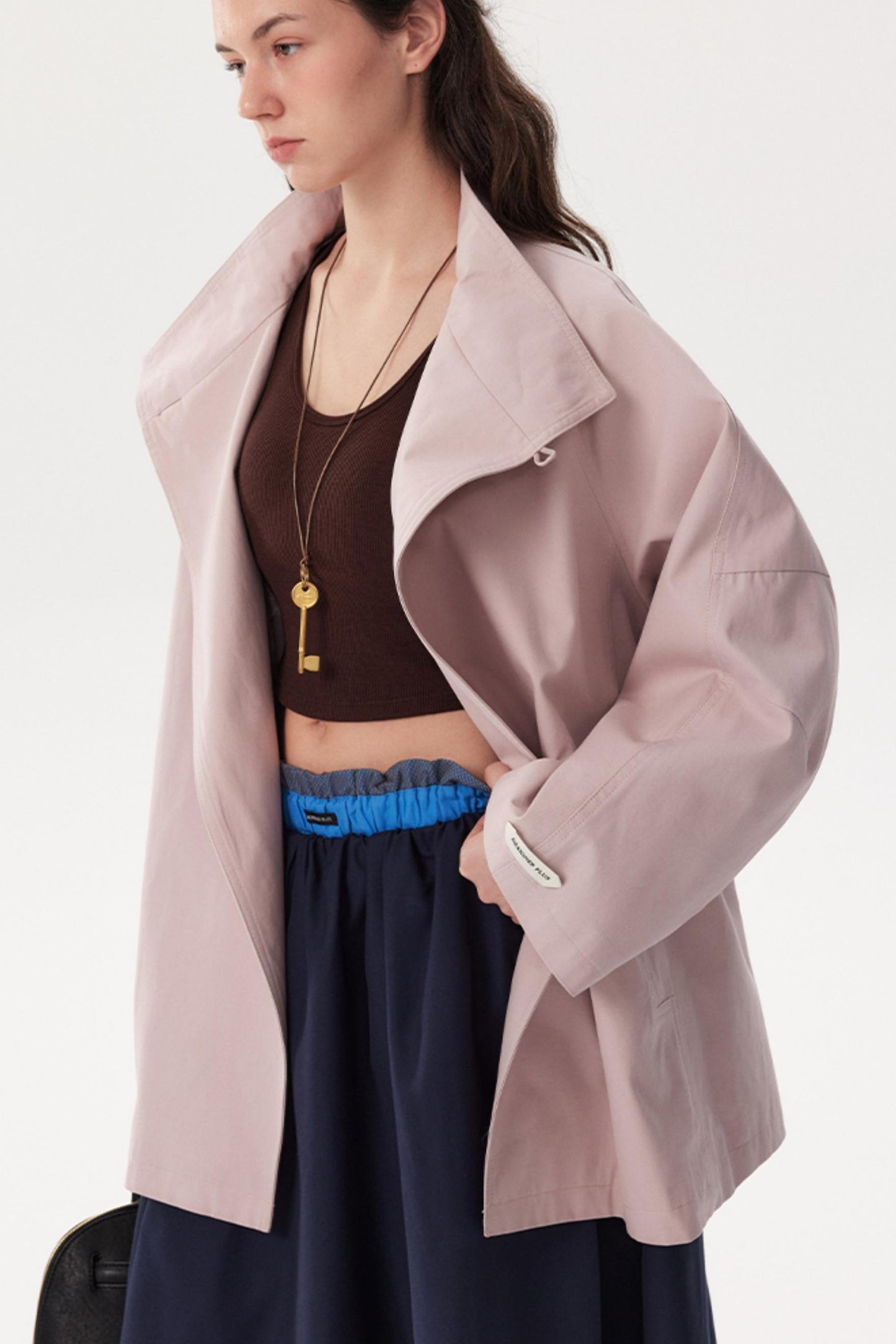 French Pink Trench Coat