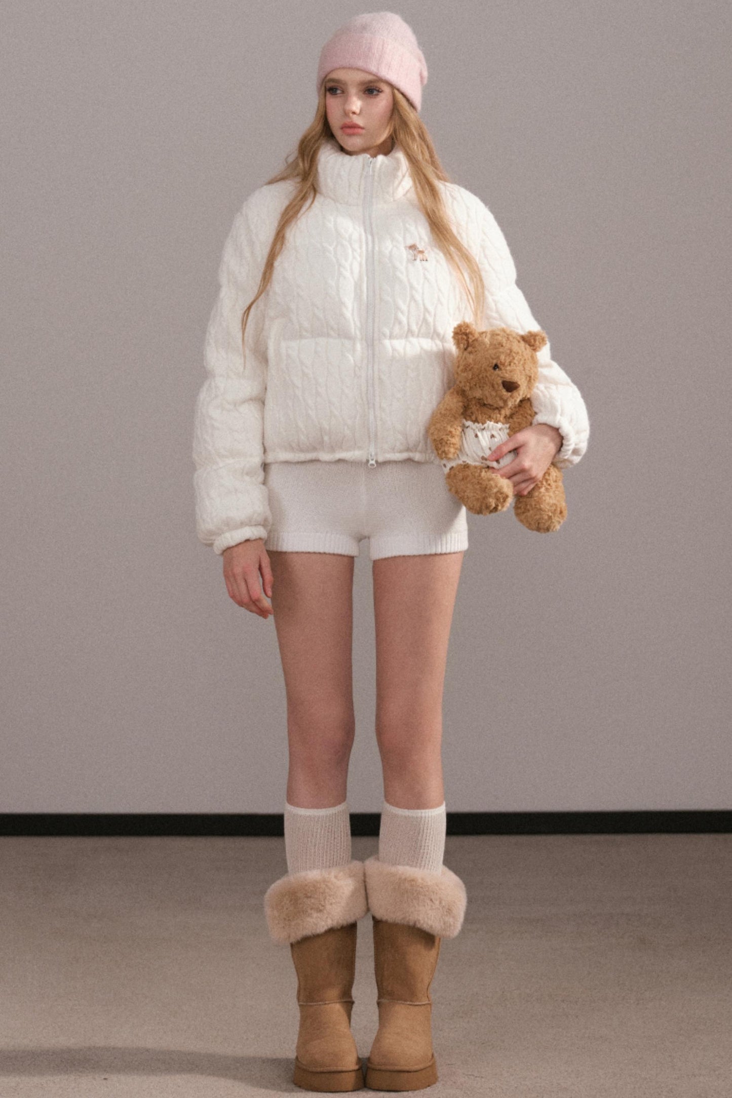 Slim Fit Knit Shorts