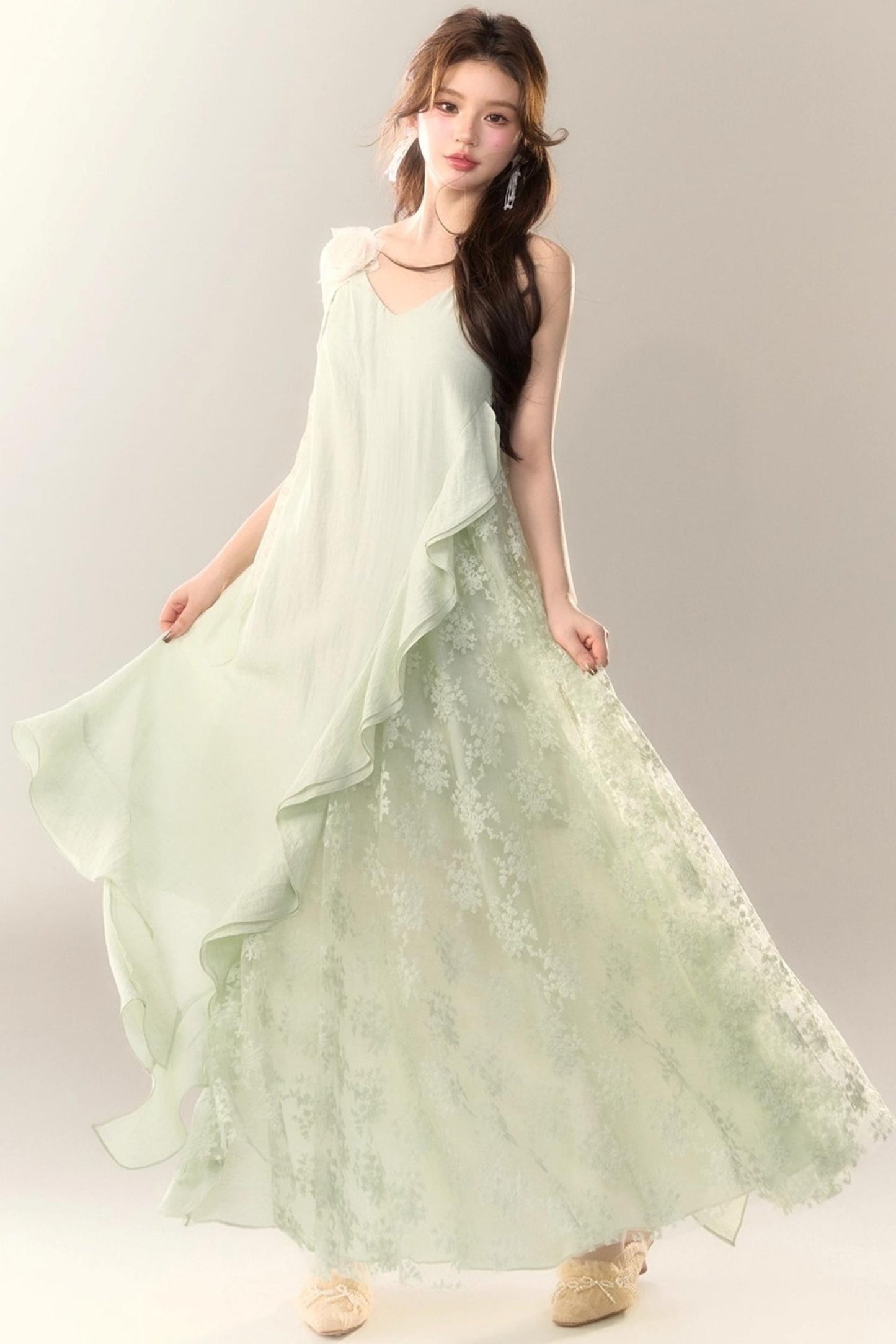 Luxury Seaside Resort Slip Dress