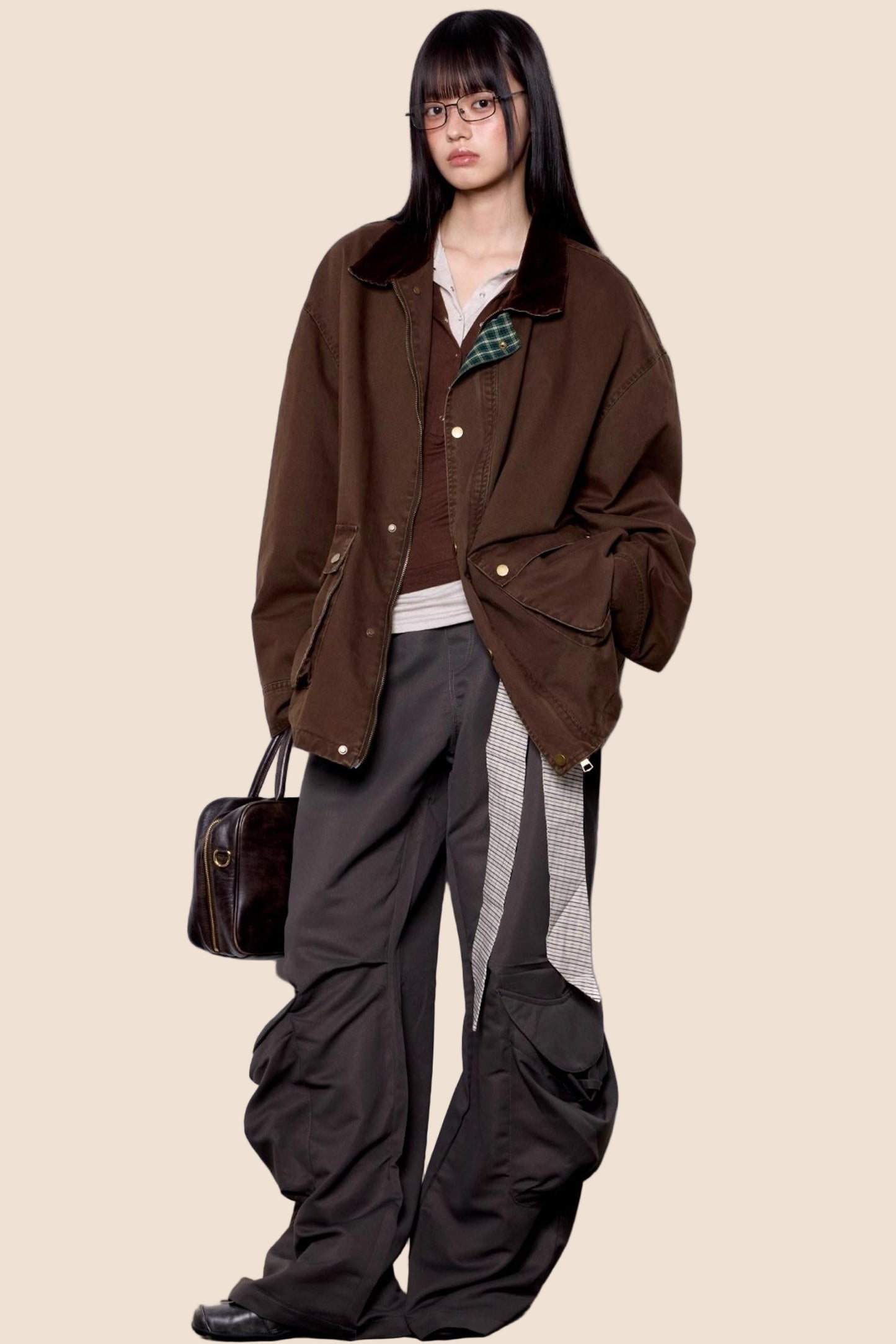 Vintage Cargo Lapel Jacket