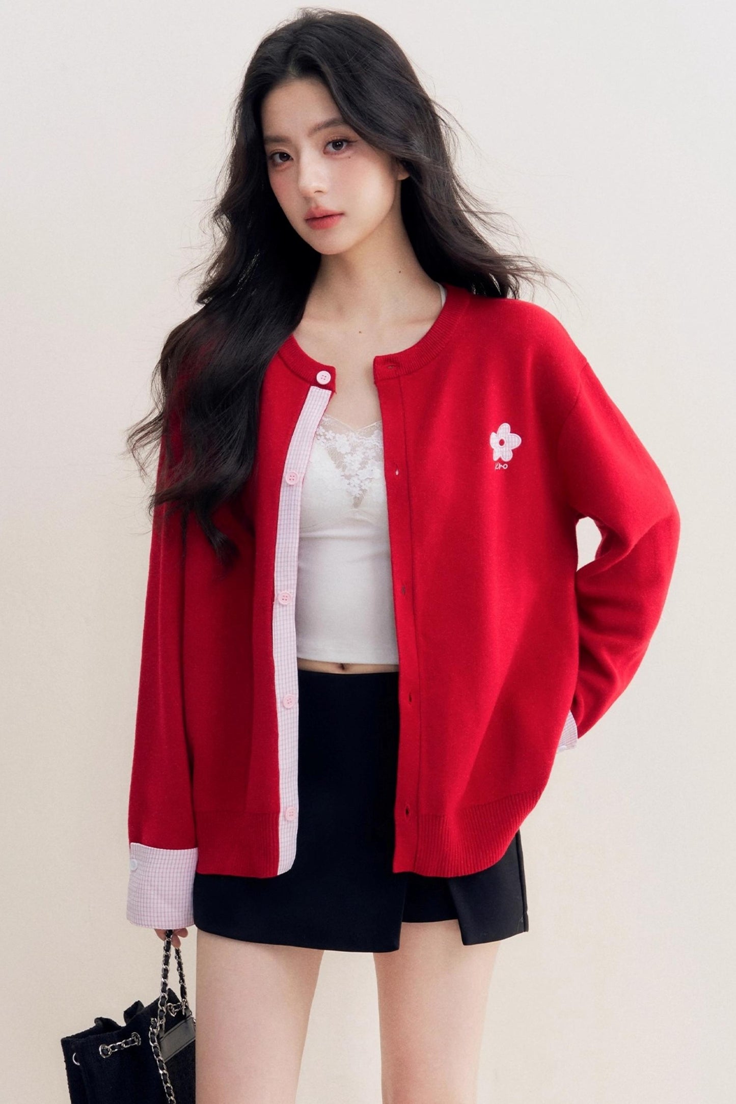 Romantic Patchwork Sweater Cardigan