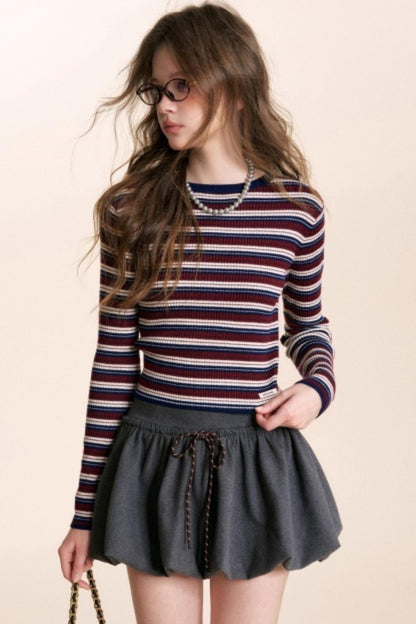 Geek Chic Striped Wool Sweater