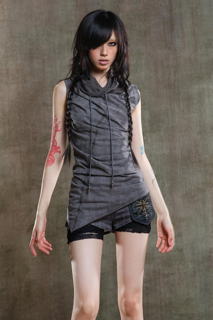 Punk Pleated Vest