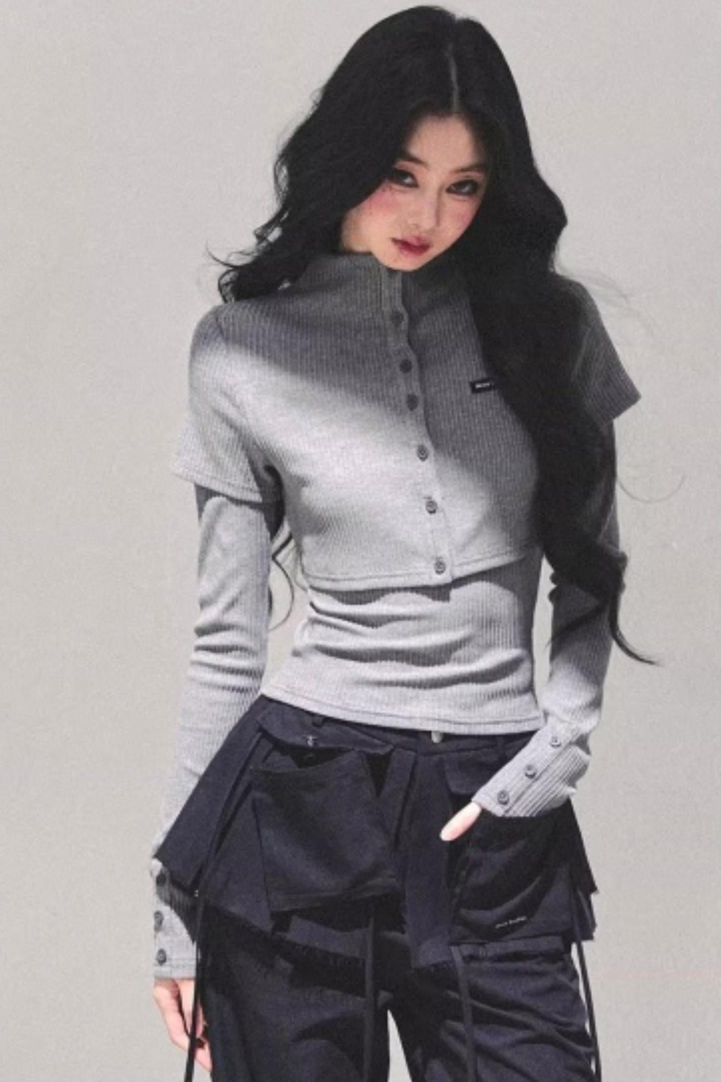 Soft Fall Knitted Top Two Piece Set