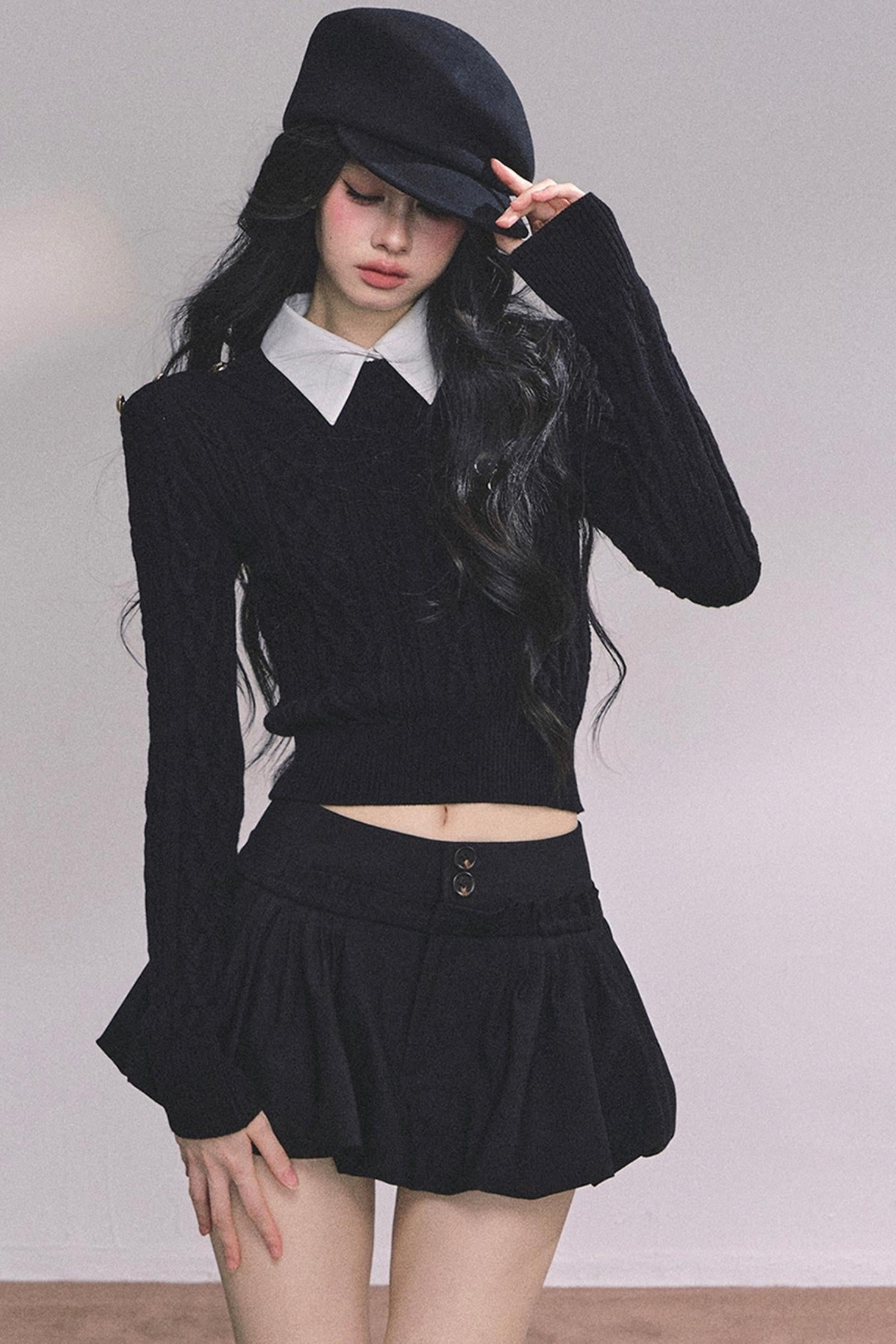 High Intelligence Knitted Top