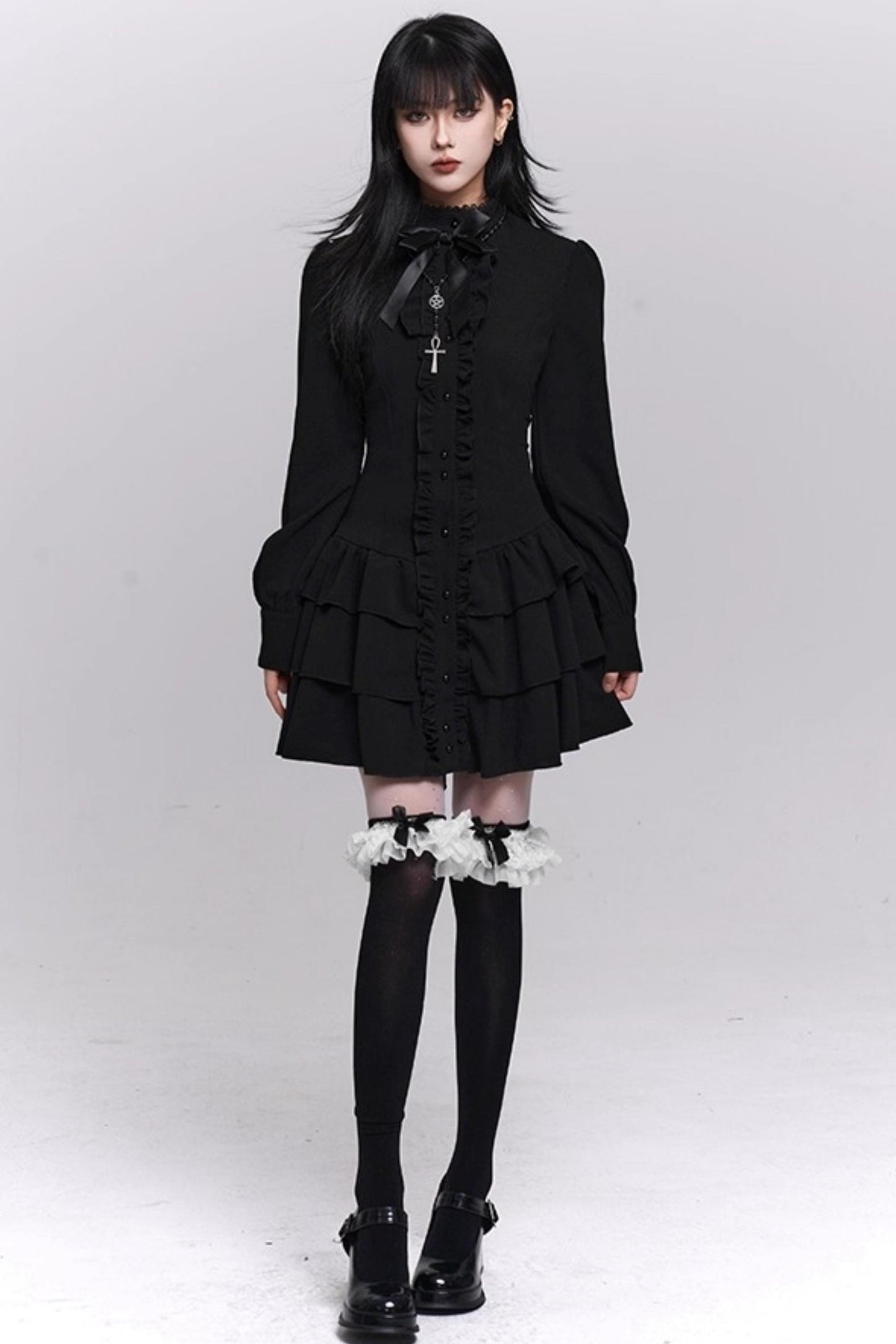 Ghost Girl Black Dress