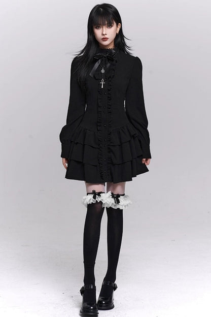 Ghost Girl Black Dress